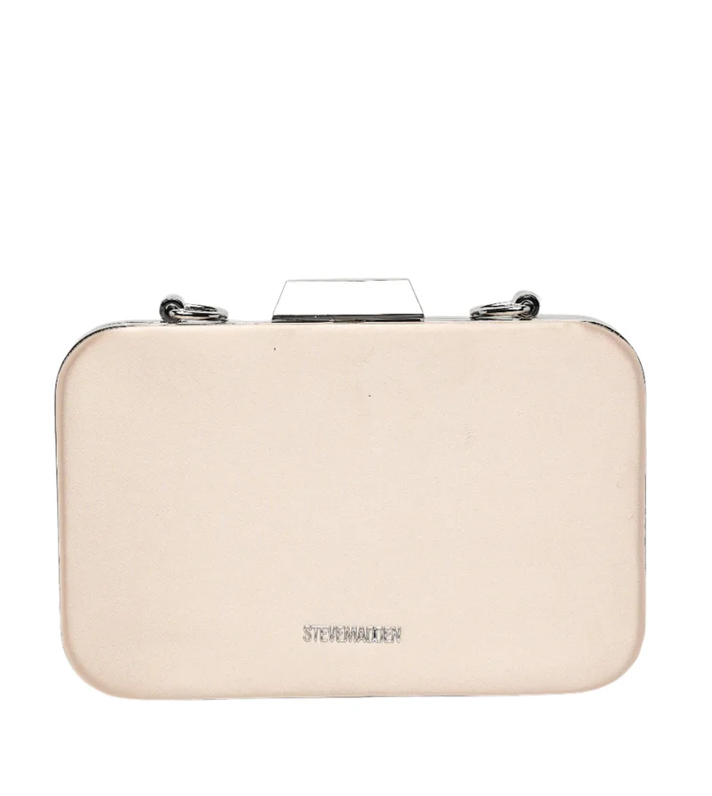 STEVE MADDEN Steve madden nour women's champagne clutch